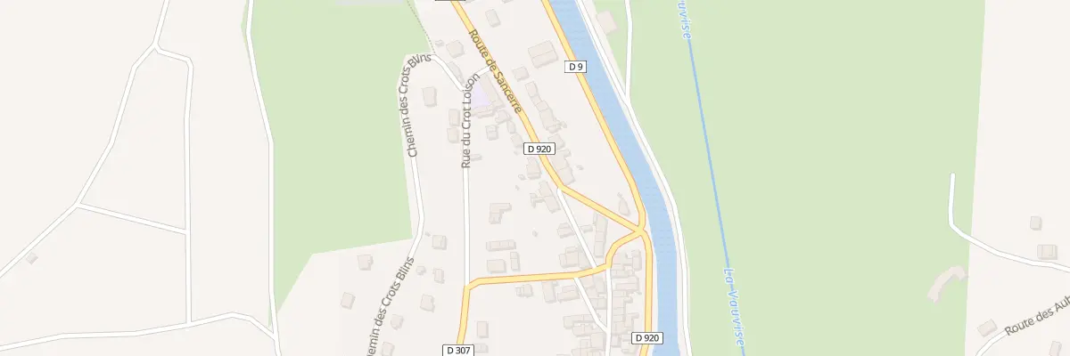 Plan du 3 Rte de Sancerre à Ménétréol-sous-Sancerre