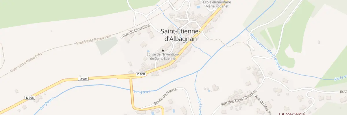 Plan du 5128 Le Village à Saint-Étienne-d’Albagnan