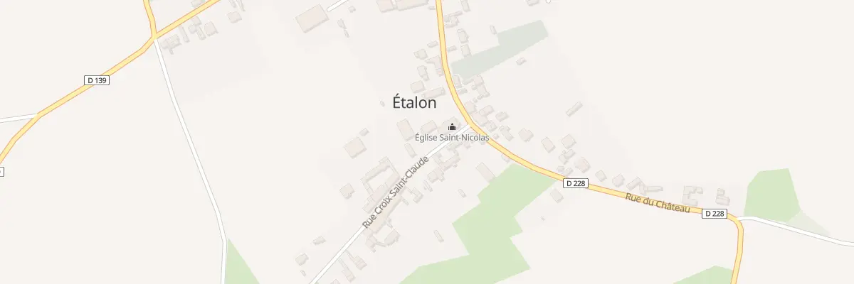 Plan du 2 Rue Croix Saint Claude à Étalon