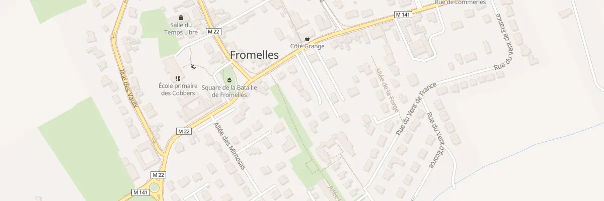 Plan du 4 Rue du Chanoine Descamps à Fromelles