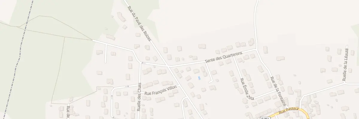 Plan du 3 Sen des Quarterons à Quincy-Voisins