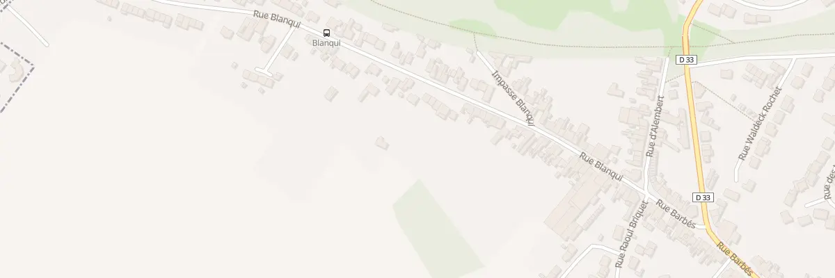 Plan du 55 Rue Blanqui à Méricourt