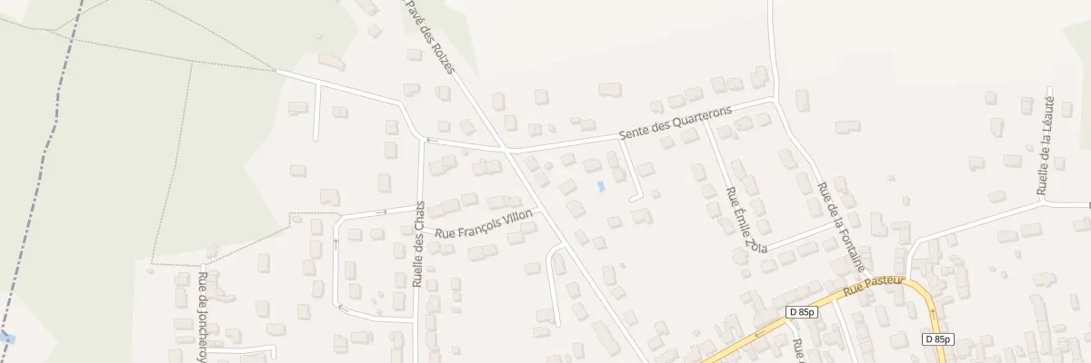 Plan du 22 Rue du Pave de Roises à Quincy-Voisins