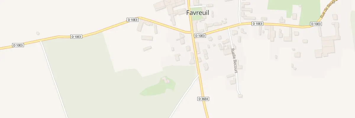 Plan du 3B Rue de Mory à Favreuil