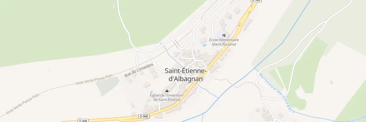 Plan du 5158 Le Village à Saint-Étienne-d’Albagnan