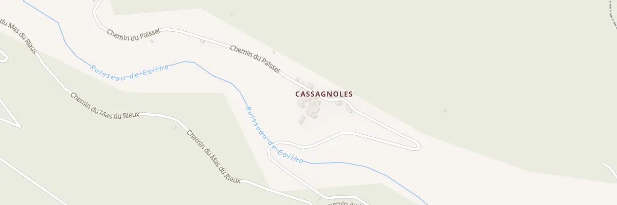 Plan du 5112 Cassagnoles à Saint-Étienne-d’Albagnan