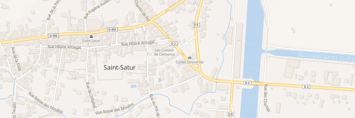 Plan du 17 Rue du Commerce à Saint-Satur