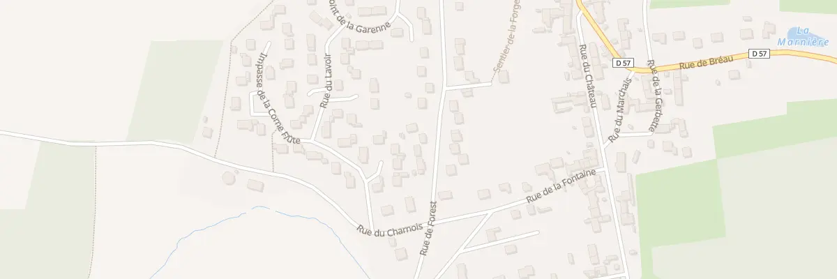 Plan du 26 Rue de Forest à Bombon