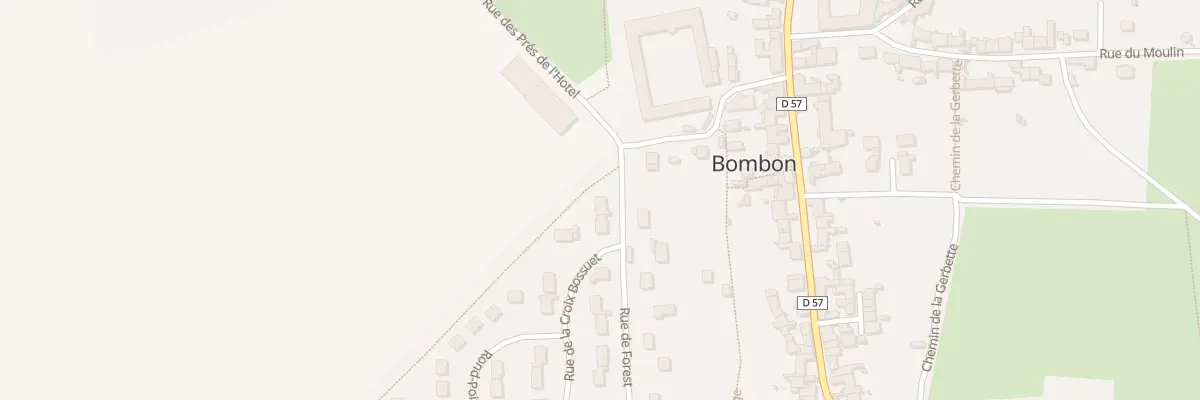 Plan du 4 Rue de Forest à Bombon
