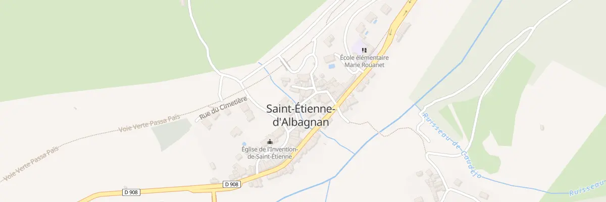 Plan du 5190 Le Village à Saint-Étienne-d’Albagnan