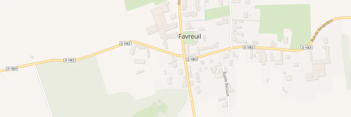Plan du 7 Rue de Mory à Favreuil