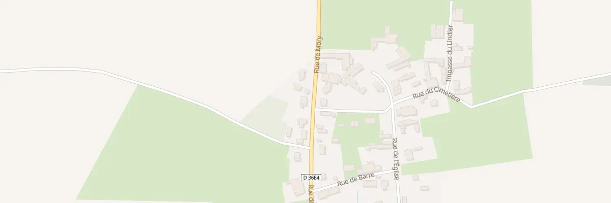 Plan du 21 Rue de Mory à Favreuil