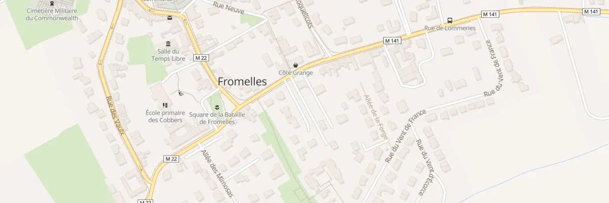 Plan du 5B Rue du Chanoine Descamps à Fromelles