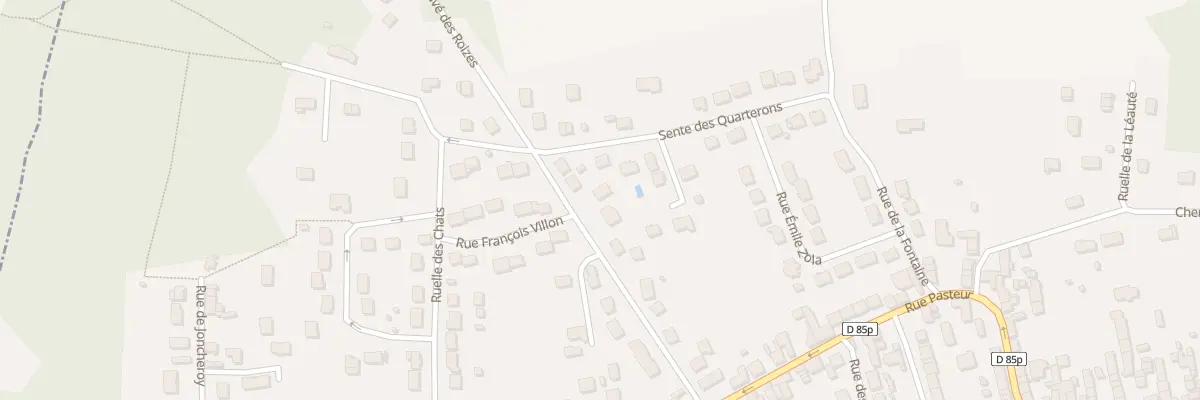 Plan du 20 Rue du Pave de Roises à Quincy-Voisins