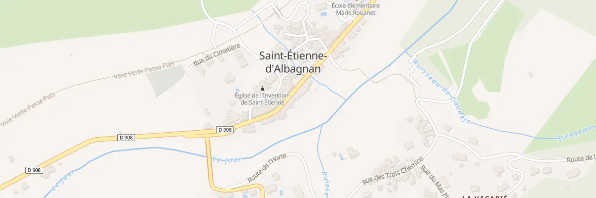 Plan du 5095 Le Village à Saint-Étienne-d’Albagnan