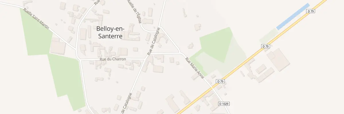 Plan du 3 Rue Marie Anne à Belloy-en-Santerre