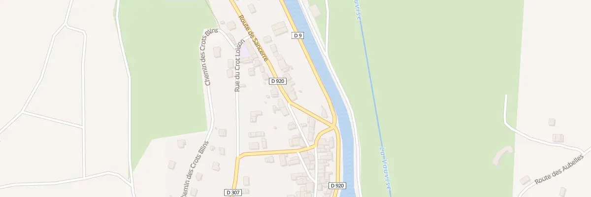 Plan du 4 Rte de Sancerre à Ménétréol-sous-Sancerre