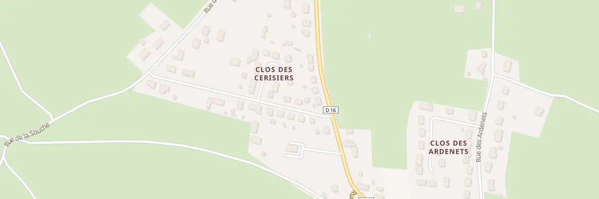 Plan du 1 Clos des Cerisiers à Villefranche-d’Allier