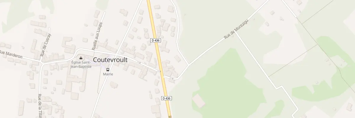 Plan de la Rue des Petits Champs à Coutevroult