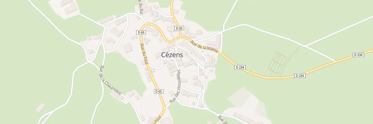 Plan du 3 Rue des Hirondelles à Cézens