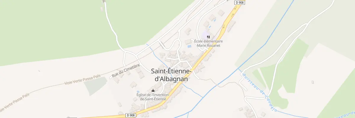 Plan du 5157 Le Village à Saint-Étienne-d’Albagnan