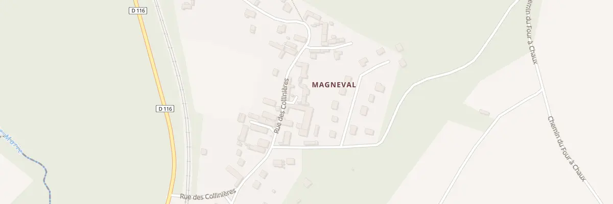 Plan du 18 Rue des Collinières à Séry-Magneval