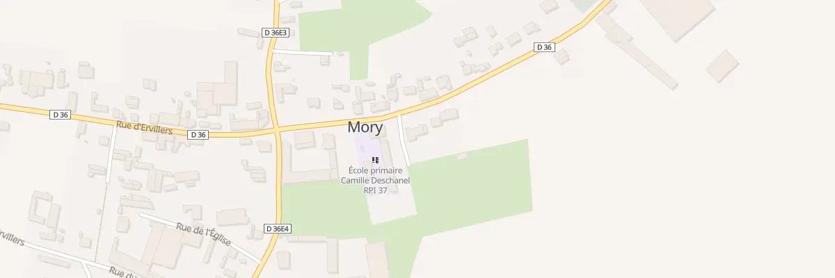 Plan du 7 Rue de l’Abbaye à Mory