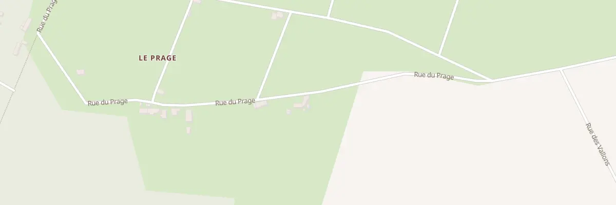 Plan du 5180 Le Prage à Couleuvre