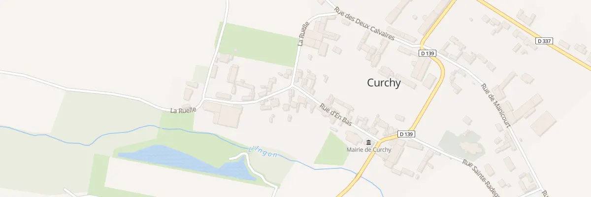 Plan du 15 Rue d’En Bas à Curchy