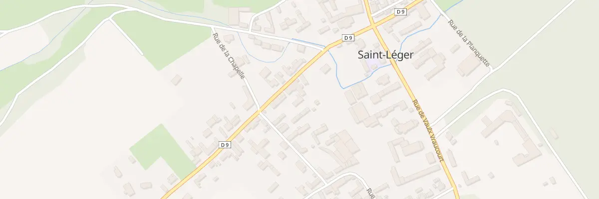 Plan du 7 Rue d’Ervillers à Saint-Léger