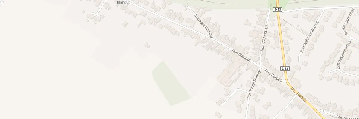 Plan du 39 Rue Blanqui à Méricourt