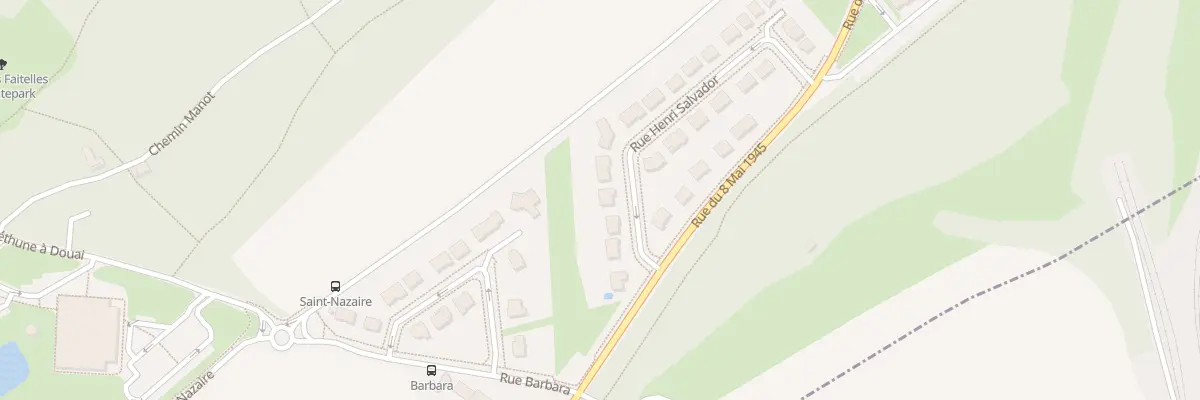 Plan du 32 Rue Henri Salvador à Vendin-le-Vieil