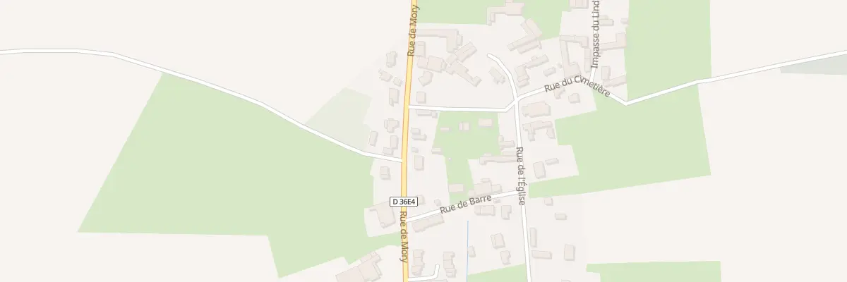 Plan du 20 Rue de Mory à Favreuil