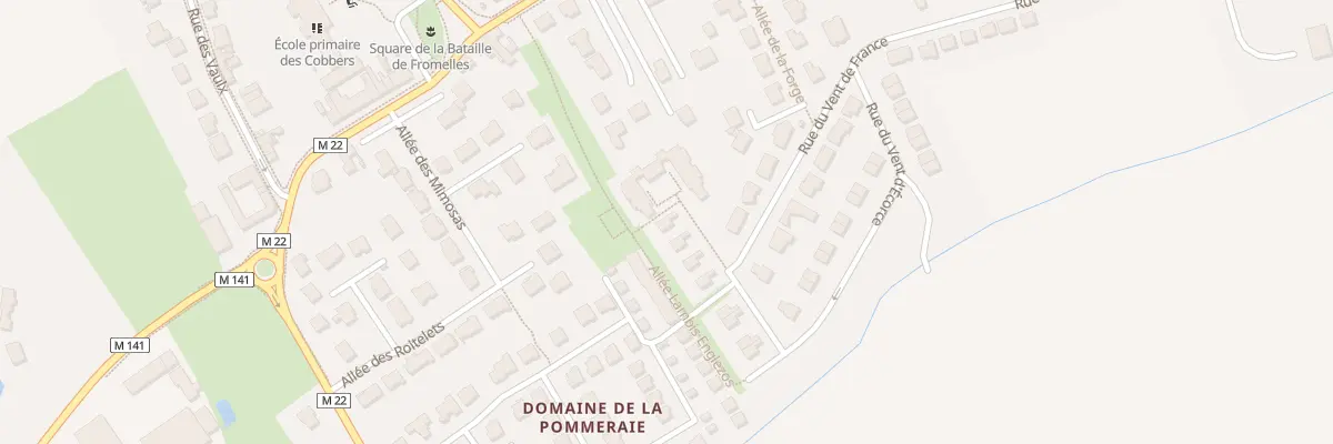 Plan du 7 Rue du Vent de Bise à Fromelles