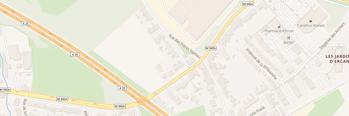 Plan du 2 Rue des Frères Mahieu à Erquinghem-Lys