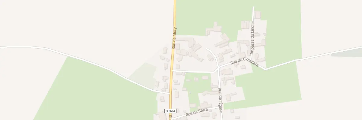 Plan du 24 Rue de Mory à Favreuil