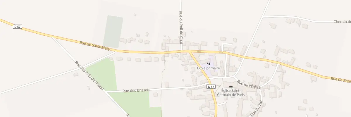 Plan du 3 Rue de Saint Méry à Bombon