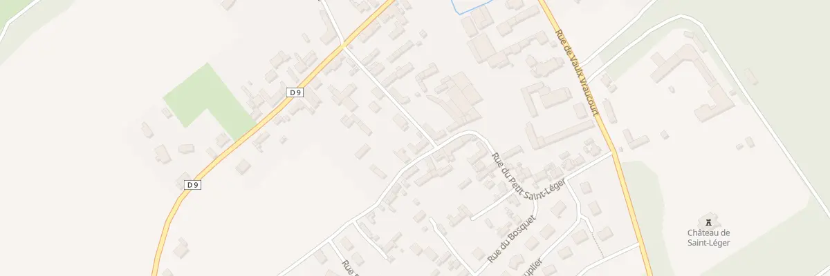 Plan du 22 Rue du Petit St Leger à Saint-Léger