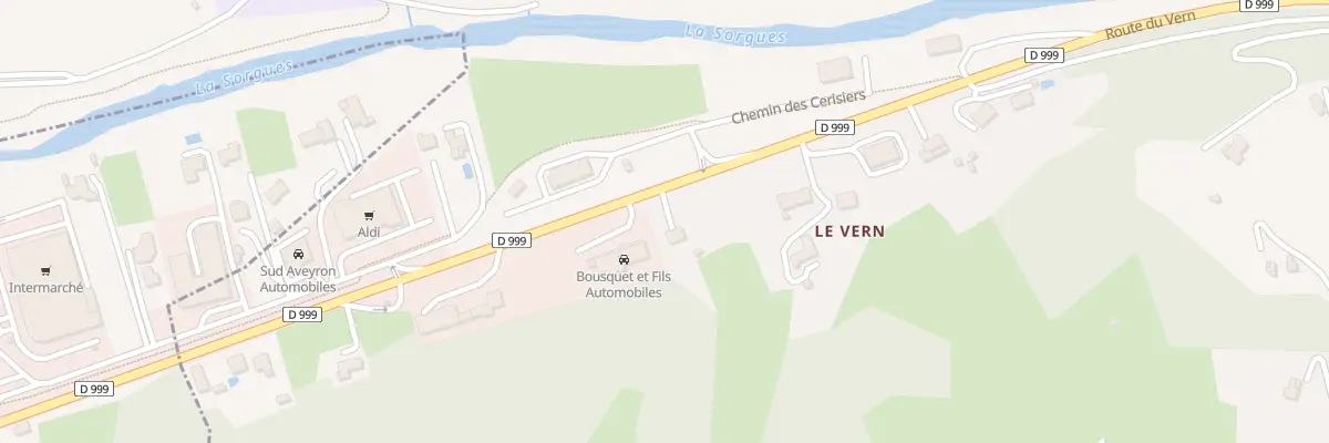 Plan du 573 Rte du Vern à Saint-Affrique