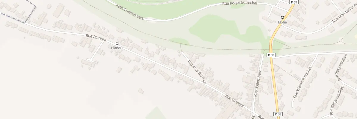 Plan du 30 Rue Blanqui à Méricourt