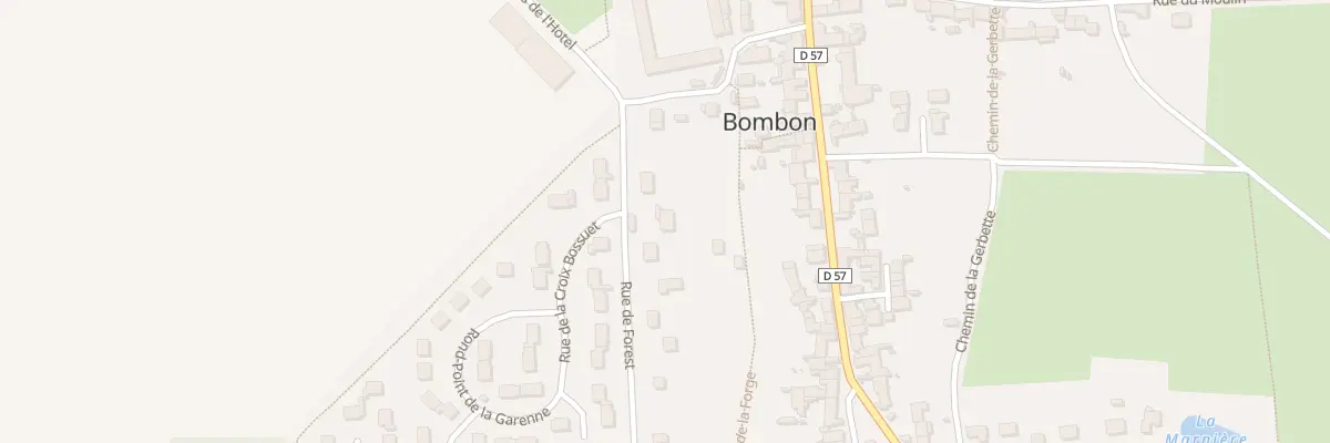 Plan du 17 Rue de Forest à Bombon