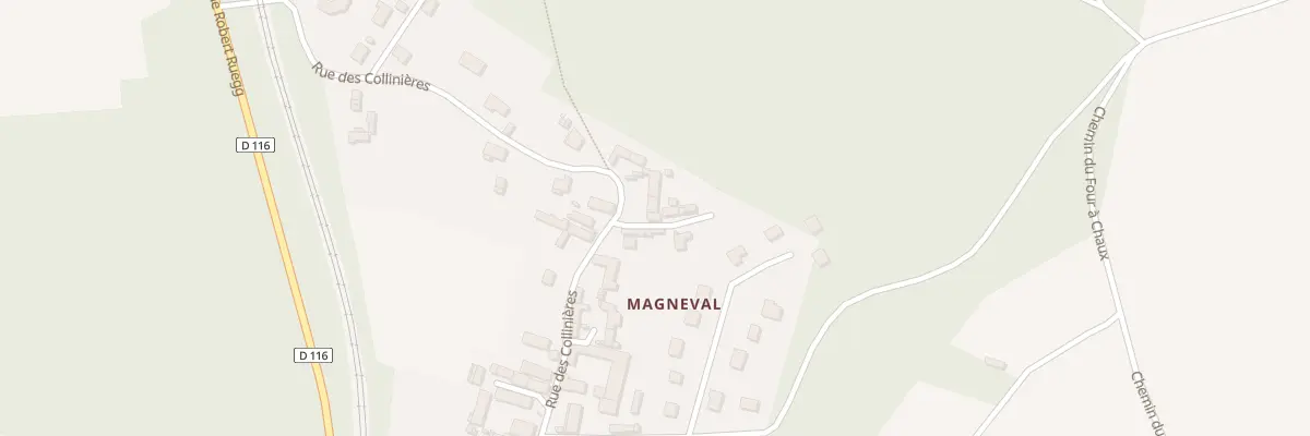 Plan du 3 Sen du Larris de Grenne à Séry-Magneval