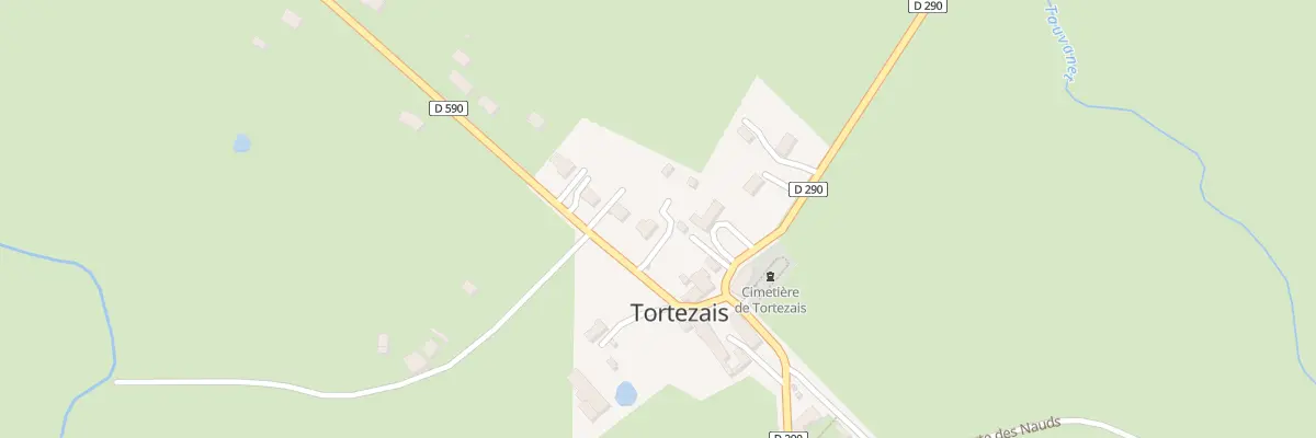 Plan du 4 Rte de Cosne à Tortezais