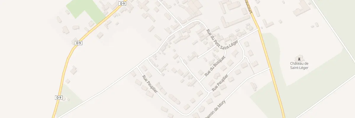 Plan du 7 Rue du Bosquet à Saint-Léger