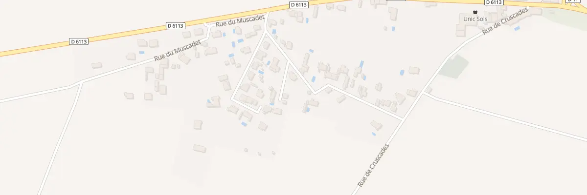 Plan de la Rue du Maroc à Villedaigne