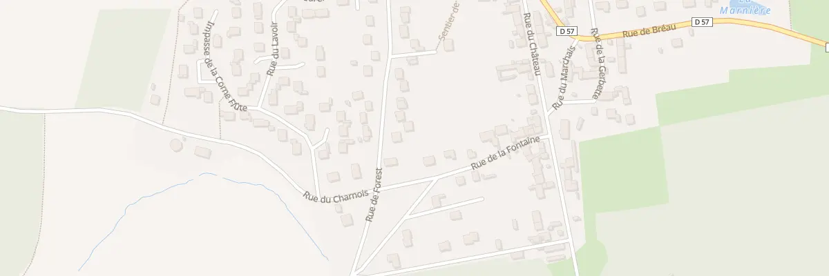 Plan du 65 Rue de Forest à Bombon
