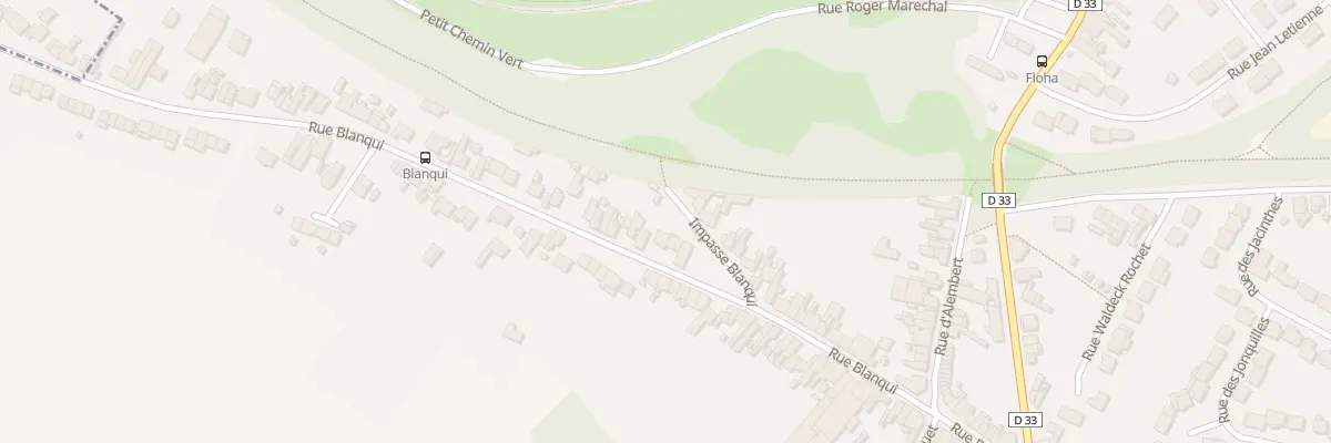 Plan du 28 Rue Blanqui à Méricourt