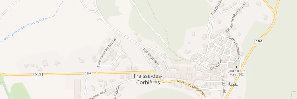 Plan du 6B Rue des Jardins à Fraissé-des-Corbières