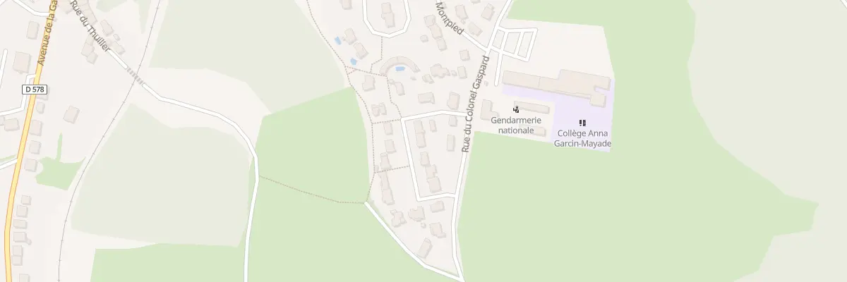 Plan du 3 Rue Alphonse Pallut à Pontgibaud