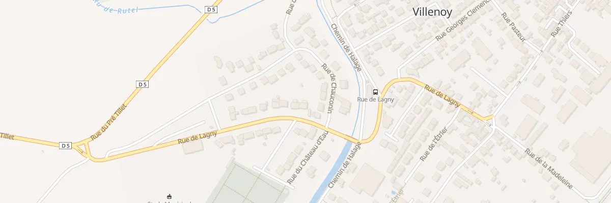 Plan du 24 Rue de Lagny à Villenoy